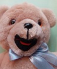 Snuggle Teddy Bear Plush Vintage Mini 6    Russ Berrie Advertising Toy