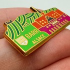 Barr Alsace France Vineyard Town Lapel Pin Travel Souvenir 24k Gold Vintage
