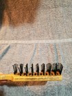 Vintage Goody Vented Hair Brush Blow Styling Travel Purse Plastic Faux Wood Usa