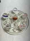 Lot Of 6 Modern Studio Art Glass Marbles Signed Lh 1999  1 Inch