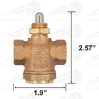 1 4  Air Valve For Forenta Puff Irons  Forenta Part   15100   Air Only  