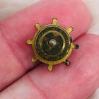 Vtg Jesus Saves Screw Back Enamel Lapel Pin W  Cross
