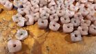 Lot Of 280 Antique French Pink And Blues Snake Beads From The African Trade