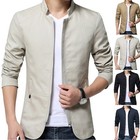 Men s Casual Slim Fit Business Formal One Button Suit Blazer Coat Jacket Tops   