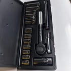 Sk Tool 3 8  Drive Ratchet Push Button   Sae Socket Set Made In Usa Frankenstein