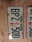 1986-2000 New York Liberty License Plate Set pair Tag Bp2 50b