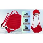 Foot Rest Hammock Upgraded To A Bigger   Thicker Sizes   Soft Velvet Cover  Red