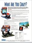 Manx Tt Super Bike Video Arcade Flyer Original 1995 Driving Game Art
