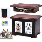 Pet Urn Memorial Kit W  Paw Print Ink Pad Photo Album Keepsake Storage New