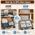 Snofrid Travel Vacuum Storage Bags With Electric Pump  Cordless Usb 6pcs