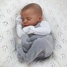 Charex Realistic Reborn Baby Doll African American Black 18 Inch Girl Gift