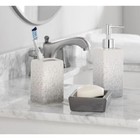 17-piece Polyester Ceramic Bathroom Accessory Set Shower Curtain Hooks Rug New