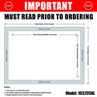 Crawl Space Access Door Without Louvers - Fits 16  H X 32  W Openings