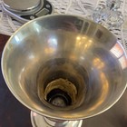 Solid Sterling Silver Vase 10    Tall 451g Not Weighted Dented Leaks Scrap