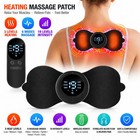 Cordless Heating Tens Unit Muscle Stimulator Pulse Massager Therapy Pain Relief 