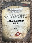 2017 Topps The Walking Dead Evolution Abraham Ford Rifle Weapons 33 50 Card W-9