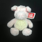 Gund Pollyanna Pink Pig Beanbag Buddies Plush Shaggy 6  Stuffed Animal 60315
