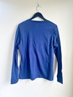 Fanatics Women s Large Ne Patriots Long Sleeve T-shirt Gronkowski Blue Vneck