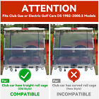 For Club Car Ds 1982-2000 5 Golf Cart Tinted Folding Windshield Windscreen