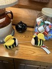 Russ Berrie Vintage Plush Nwt Kissy Talking Bees    i Love You  I Love You   
