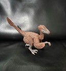 Schleich Feathered Dinosaur Velociraptor Discontinued  Pliable Used