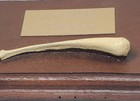 Alaskan Oosik Mounted On Wood Board With Engraved Brass Plaque
