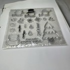 Huge Holiday Stamp Lot 19 Pages In Binder Brand Mixed Unmounted Rubber Stamps