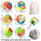 16 Pack Metal Wire Brain Teaser Puzzles Iq Mind Game Toys For Kids Adults