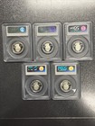 2010-s 5 Coin National Parks Atb Quarters Silver Proof Set Pcgs Pr69 Dcam 
