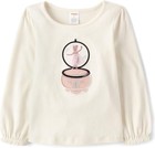 Nwt Gymboree L s T-shirt Dancing Ballerina  lil Leopard  Ballet Size 12 Xl Cream