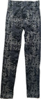 Leggix Women   s Gray Camo Leggings One Size Cotton Blend Stretch Pants