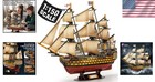 Large Hms Victory 3d Puzzle Model Kit - 189 Pieces