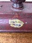 French Merchant Scale Antique Balance Scale 15k Cast Iron With Brass Pans