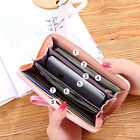 Women Lady Leather Clutch Wallet Long Purse Credit Card Phone Holder Zip Handbag