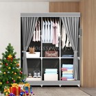 Design Portable Closet Wardrobe Clothes Rack Storage Organizer Shelf Lot