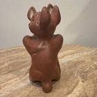 A Mexican Colima Dancing Dogs   Vintage Mexican Pottery   Folk Art   4 3 4    Tall
