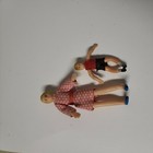 1 12 Vintage Dollhouse Miniature Dolls Mom Boy Baby Son Woman Posable Flexible 