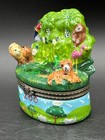 Vintage Zoo Hinged Trinket Box