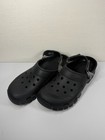 Crocs Unisex Offroad Sport Clog  Black graphite  Us M13  free Shipping 