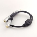 3 5mm Male 3 Pole Stereo To 2 X Female Extension Headphone Splitter Audio Cable