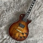 Vintage Sunburst Custom Lp Electric Guitar Solid Body Gold Hardware Hh Pickups