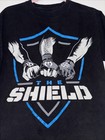Wwf The Shield Authentic Wear Black Tee Shirt Size Med Police Design