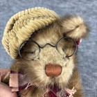 Dan Dee 100th Anniversary Plush Teddy Bear W hat  Scarf    Glasses - New W tag