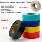 Flame Retardant Insulation Tapes Inviscid Color Pvc Electrical Insulating Tape