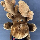 Dan Dee Collectors Choice Brown Moose Plush Stuffed Animal Christmas Scarf