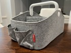 Skip Hop Nursery Style Light-up Diaper Caddy - Heather Grey