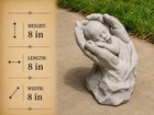 Concrete Angel Figurine Angel In Hands Statue For Garden Or Home Church Decor