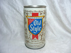 Vintage Steel Beer Can Heilemanns Old Style Light Lager Beer 12oz Missing Tab
