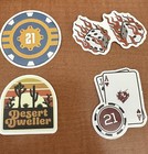 Travel To Las Vegas Nevada Stickers Set Of 10