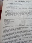 1889 Train Report   St Louis   Chicago Railway Springfield Mount Olive Illinois 